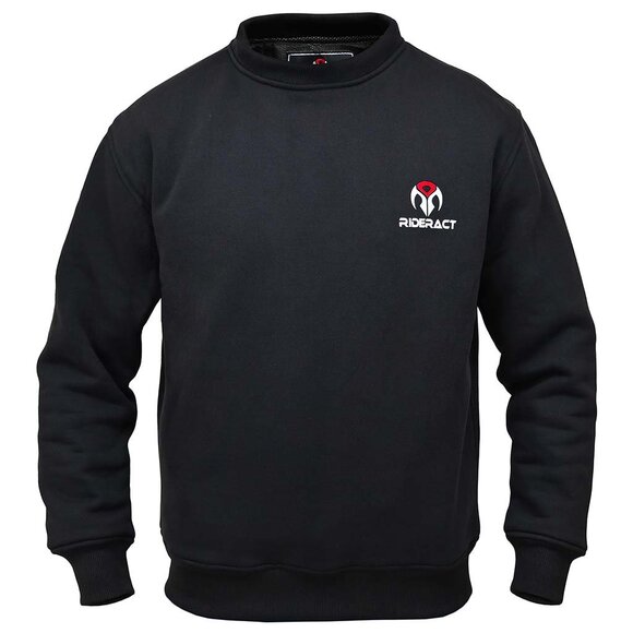 RIDERACT® Men's Motorcycle Sweatshirt Lightweight Breathabl Riding Shirt for Men - Picture 1 of 9